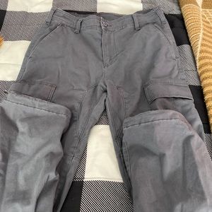Grey cargo pants